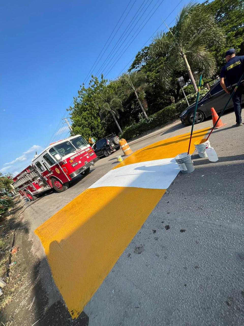 Operativo de Señalización en la Autopista Duarte